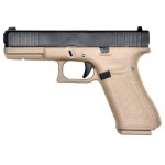 Страйбкольный пистолет WE GLOCK-17 gen5, металл слайд, сменные накладки, TAN/BLACK F Version WE-G001FVB-BK